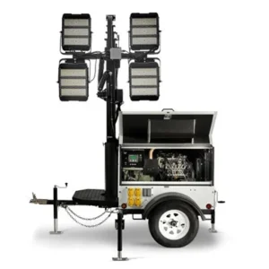 Image of Generac 20 kW Mobile Light Tower Electric Winch Isuzu Engine MLT4200IVF4