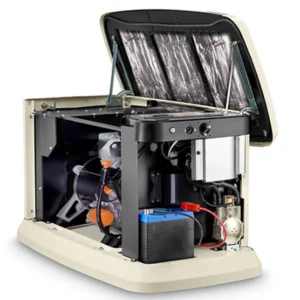 Image of Generac Guardian 14/14 kW Air-Cooled Standby Generator, Alum Enclosure, 16 Circuit LC NEMA 3R Transfer Switch
