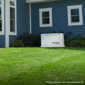 Image of Generac Guardian 14/14 kW Air-Cooled Standby Generator, Alum Enclosure, 16 Circuit LC NEMA 3R Transfer Switch