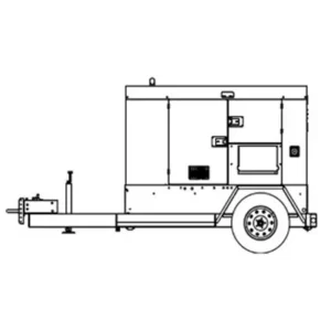 Image of HiPower 100 kW Towable Diesel Generator HRIW-125-T4F