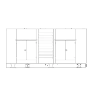 Image of HiPower 1000kW Standby Diesel Generator Three Phase HDI-1000 T6U