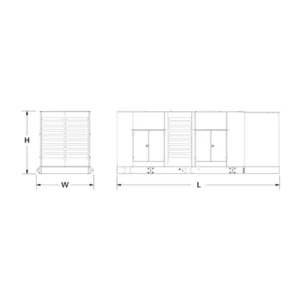 Image of HiPower 1000kW Standby Diesel Generator Three Phase HDI-1000 T6U
