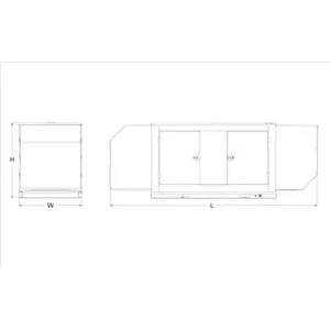 Image of HiPower 100kW (LPG) Standby Generator Three Phase HNI-100