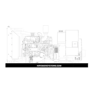 Image of HiPower 100kW Standby Diesel Generator Three Phase HDI 100F T6U