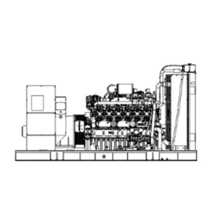 Image of HiPower 125kW Natural Gas Standby Generator Three Phase HNI-125