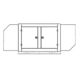 Image of HiPower 125kW Natural Gas Standby Generator Three Phase HNI-125