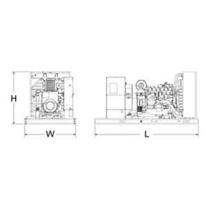 Image of HiPower 250kW Standby Generator Three Phase HNI-250