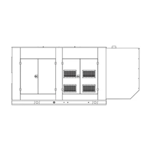 Image of HiPower 300kW Natural Gas Standby Generator Three Phase HNI-300