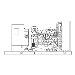 Image of HiPower 350kW Natural Gas Standby Generator Three Phase HNI-350
