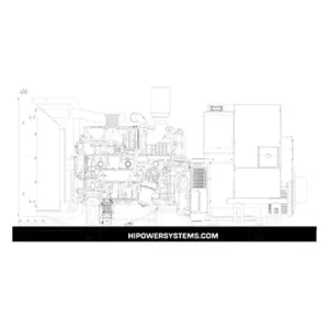 Image of HiPower 515kW Standby Diesel Generator Three Phase HDI-515V