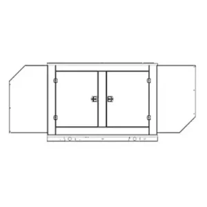 Image of HiPower 60kW Standby Diesel Generator Single Phase HDI 60F M6U