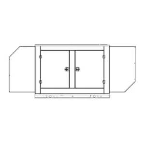 Image of HiPower 60kW Standby Diesel Generator Three Phase HDI 60F T6U