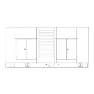 Image of HiPower 800kW Standby Diesel Generator Three Phase HDI-800 T6U