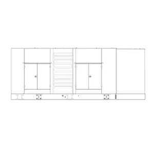 Image of HiPower 800kW Standby Diesel Generator Three Phase HDI-800 T6U