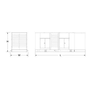Image of HiPower 800kW Standby Diesel Generator Three Phase HDI-800 T6U