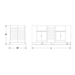 Image of HiPower 800kW Standby Diesel Generator Three Phase HDI-800 T6U