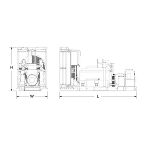 Image of HiPower 800kW Standby Diesel Generator Three Phase HDI-800 T6U