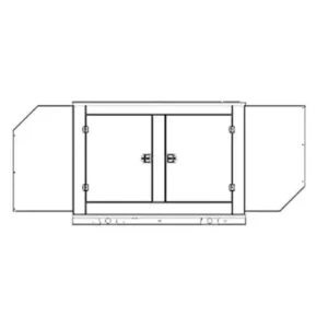 Image of HiPower 80kW Natural Gas Standby Generator Three Phase HNI-80 3PH