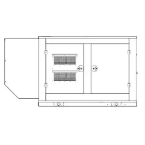 Image of HiPower 80kW Natural Gas Standby Generator Three Phase HNI-80 3PH