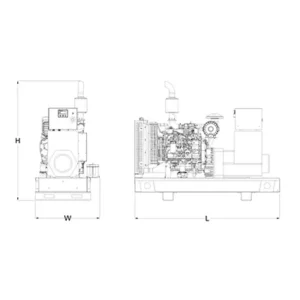 Image of HiPower Agriculture & Livestock Diesel Backup Generator Single Phase HDA-80F M6