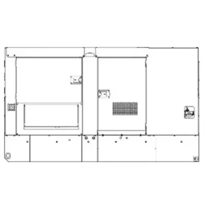 Image of HiPower Mobile 1175kVA Open Skid Standby/Rental Natural Gas Generator Three Phase HRNG-1250 T6