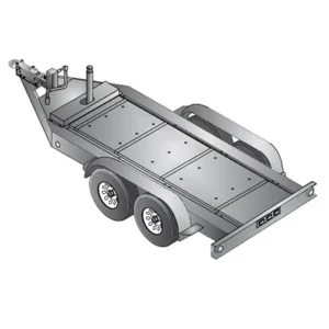 Image of MQ Single Axle Trailer for Diesel Generators TRLR220EVE