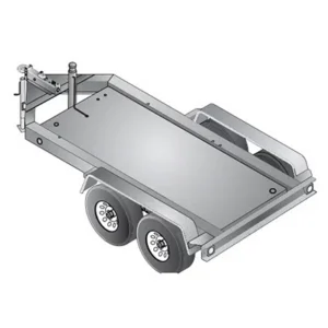 Image of MQ Single Axle Trailer for Diesel Generators TRLR75XF2E