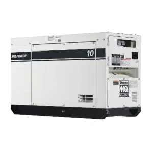 Image of MQ WhisperWatt Super-Silent Diesel Generator 10kW Single Phase Kubota Engine DCA10SPX4