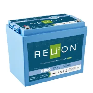 Image of Relion Deep Cycle Lithium Battery Group 24 12V 60Ah RB60