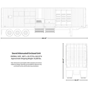 Image of Taylor 1000kW Prime Rated Towable Diesel Generator - Volvo Tier 4 Final TM1000
