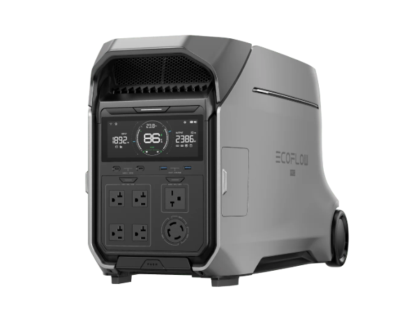 ecoflow delta series ecoflow delta pro 3 portable power station gray