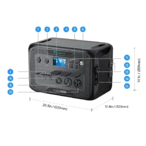 Image of BLUETTI AC500+B300 Battery and Cable 5120Wh AC500+B300K_Kit