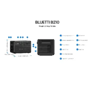 Image of BLUETTI B210P Expansion Battery 2048Wh B210P