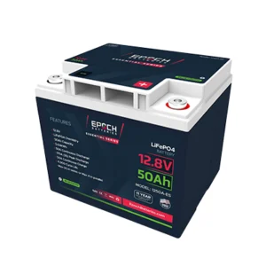 Image of Epoch 12V 50Ah Battery Essential Series - Bluetooth LiFePO4 Battery 1250A-ES