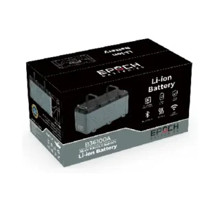 Image of Epoch 36V 100Ah Lithium Battery - LiFePO4 Bluetooth, Heated, and Waterproof B36100B