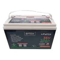 Image of Epoch 36V 50Ah Lithium Battery Essential Series - Bluetooth and Heated LiFePO4 Battery 3650A-H