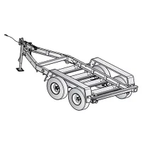 Image of MQ Single Axle Trailer for Diesel Generators TRLR45H