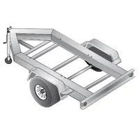 Image of MQ Single Axle Trailer for Diesel Generators TRLRMP