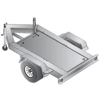 Image of MQ Single Axle Trailer for Diesel Generators TRLRMPXF