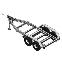 Image of MQ Tandem Axle Trailer for Diesel Generators TRLR70USE