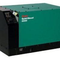 Image of Cummins Onan Generator 6000 Watt Mobile QD 6000 Diesel Generator 6HDKAV-41934 120 1Ph Only A058H597