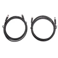 Image of Victron Energy Male/Female 3 pole cable 1m (bag of 2) M8 circular connector ASS030560100