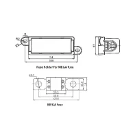 Image of Victron Energy Fuse holder for MEGA-fuse CIP000100001